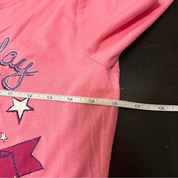 Children’s Place Happy Birthday Long Sleeve T-Shirt Girls Pink Cupcake NWT XL 14 - Picture 7 of 8